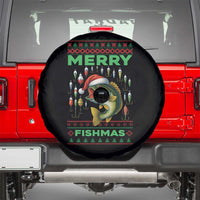 Funny Merry Fishmas Ugly Sweater Spare Tire Cover Fisherman Christmas Gift - Wonder Print Shop