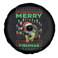 Funny Merry Fishmas Ugly Sweater Spare Tire Cover Fisherman Christmas Gift - Wonder Print Shop