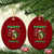 Funny Merry Fishmas Ugly Sweater Ceramic Ornament Fisherman Xmas Gift - Wonder Print Shop