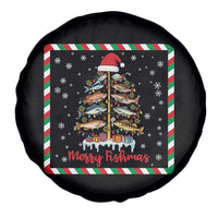Merry Fishmas Spare Tire Cover Funny Xmas Fishing Lover Gift - Wonder Print Shop