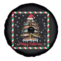 Merry Fishmas Spare Tire Cover Funny Xmas Fishing Lover Gift - Wonder Print Shop