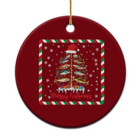 Merry Fishmas Ceramic Ornament Funny Xmas Fishing Lover Gift - Wonder Print Shop