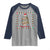 Merry Fishmas Raglan Shirt Funny Xmas Fishing Lover Gift - Wonder Print Shop