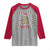 Merry Fishmas Raglan Shirt Funny Xmas Fishing Lover Gift - Wonder Print Shop