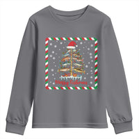 Merry Fishmas Youth Sweatshirt Funny Xmas Fishing Lover Gift - Wonder Print Shop