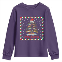 Merry Fishmas Youth Sweatshirt Funny Xmas Fishing Lover Gift - Wonder Print Shop