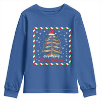 Merry Fishmas Youth Sweatshirt Funny Xmas Fishing Lover Gift - Wonder Print Shop