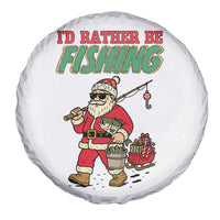 Id Rather Be Fishing Spare Tire Cover Funny Christmas Holiday Gift - Wonder Print Shop