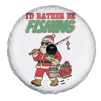 Id Rather Be Fishing Spare Tire Cover Funny Christmas Holiday Gift - Wonder Print Shop