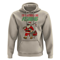 Id Rather Be Fishing Hoodie Funny Christmas Holiday Gift - Wonder Print Shop