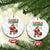 Id Rather Be Fishing Ceramic Ornament Funny Xmas Holiday Gift - Wonder Print Shop
