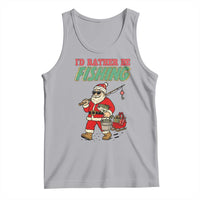 Id Rather Be Fishing Tank Top Funny Christmas Holiday Gift - Wonder Print Shop
