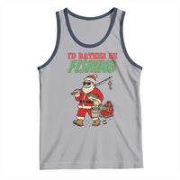 Id Rather Be Fishing Tank Top Funny Christmas Holiday Gift - Wonder Print Shop