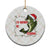 Xmas Fisherman Holiday Gift Ceramic Ornament Id Rather Be Fishing - Wonder Print Shop