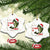 Xmas Fisherman Holiday Gift Ceramic Ornament Id Rather Be Fishing - Wonder Print Shop