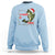 Christmas Fisherman Holiday Gift Sweatshirt Id Rather Be Fishing - Wonder Print Shop
