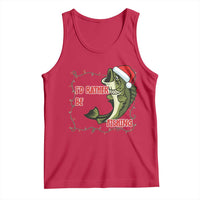 Christmas Fisherman Holiday Gift Tank Top Id Rather Be Fishing - Wonder Print Shop