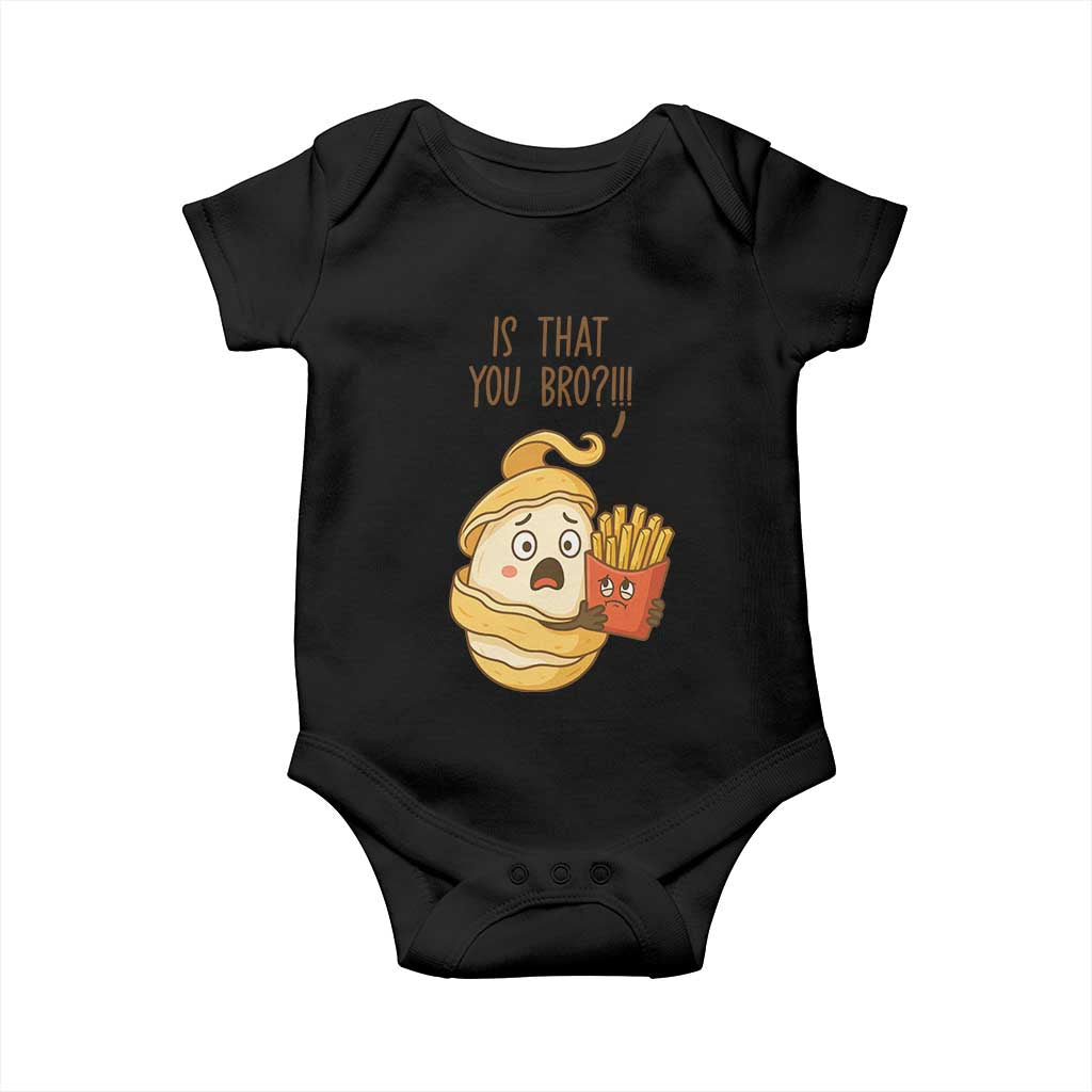 Funny French Fries Lover Baby Onesie Is That You Bro - Wonder Print Shop