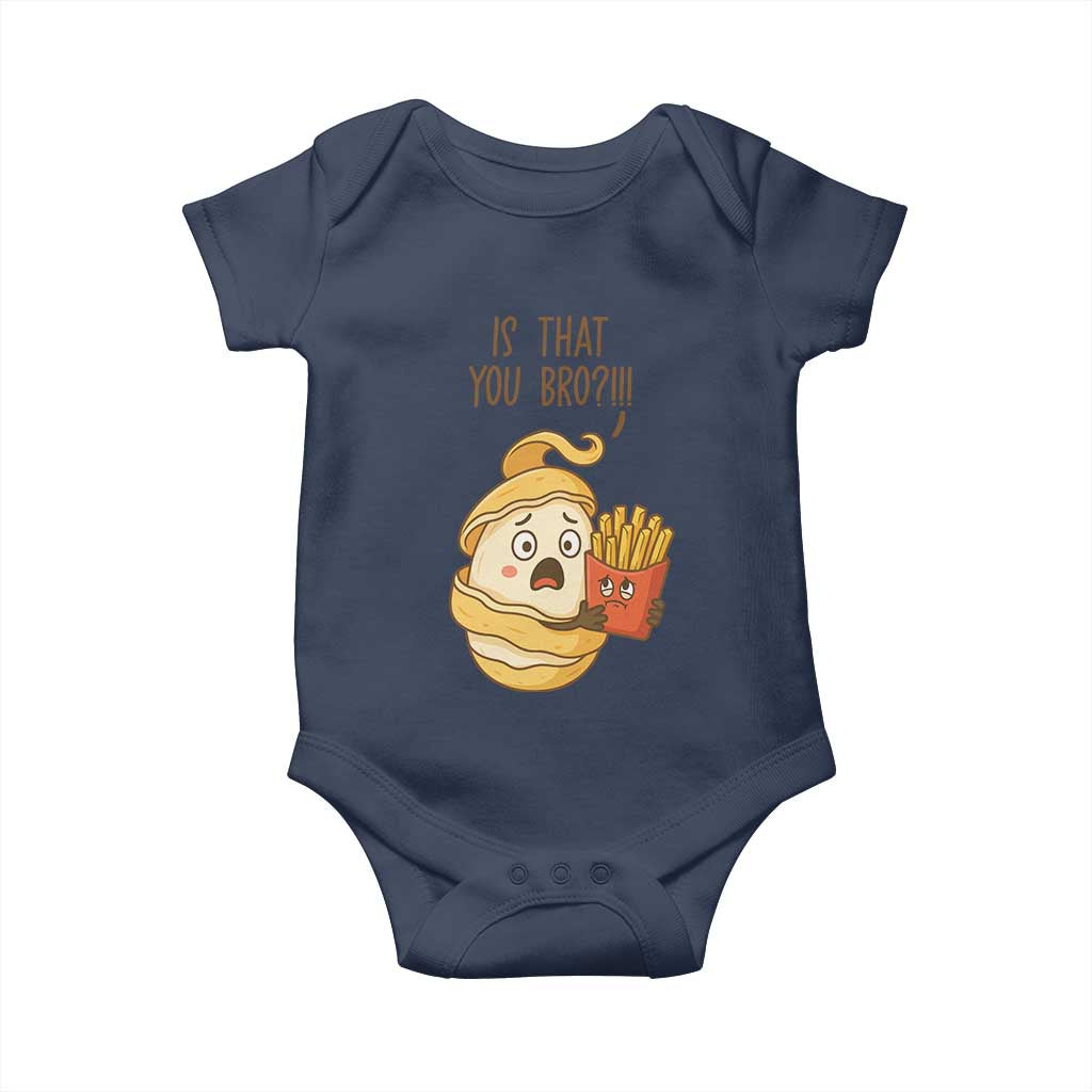 Funny French Fries Lover Baby Onesie Is That You Bro - Wonder Print Shop