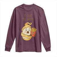 Funny French Fries Lover Long Sleeve Shirt Is That You Bro - Wonder Print Shop