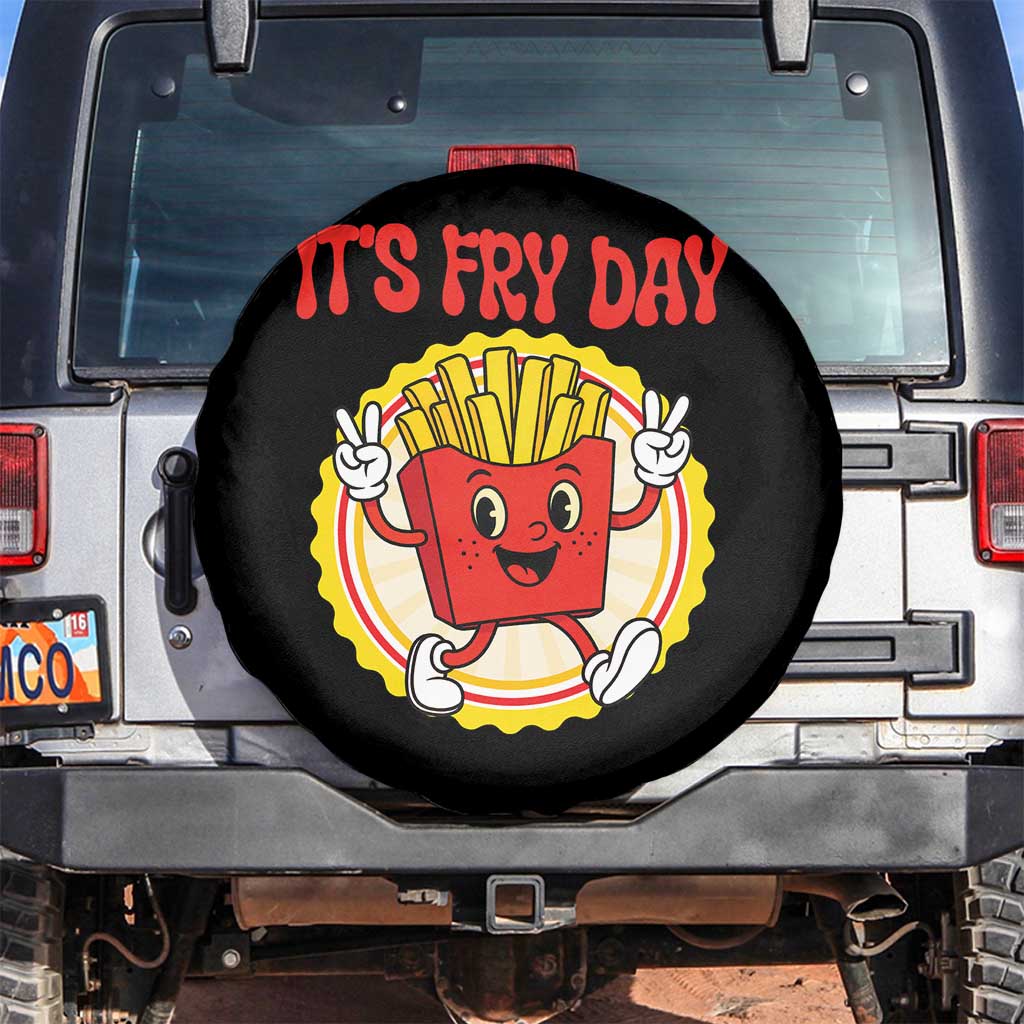 Funny French Fries Lover Spare Tire Cover It Is Fry Day - Wonder Print Shop