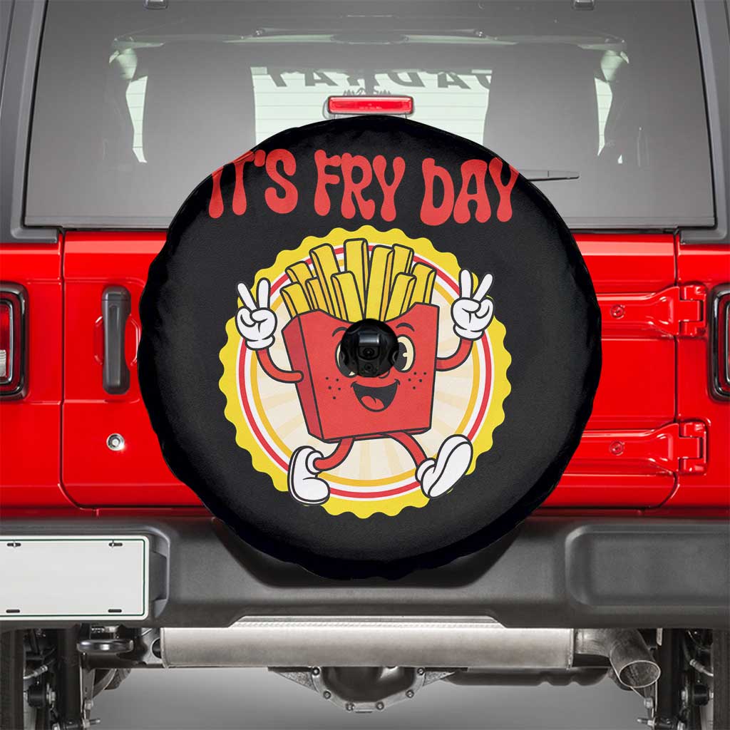 Funny French Fries Lover Spare Tire Cover It Is Fry Day - Wonder Print Shop