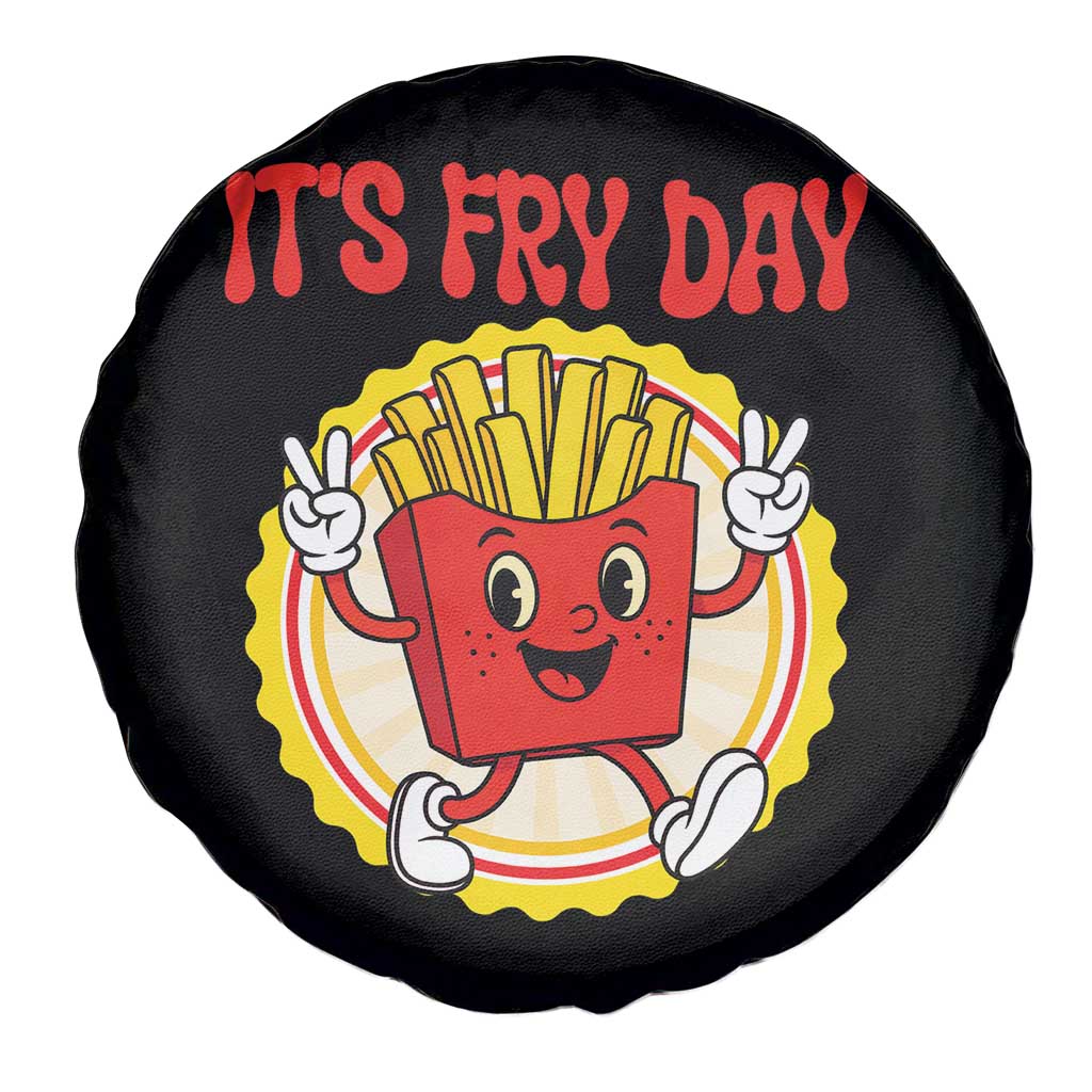 Funny French Fries Lover Spare Tire Cover It Is Fry Day - Wonder Print Shop
