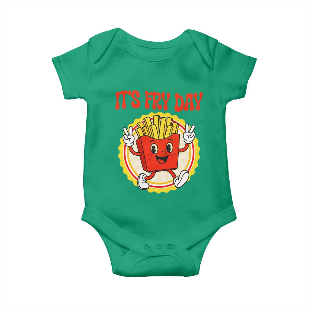 Funny French Fries Lover Baby Onesie It Is Fry Day - Wonder Print Shop