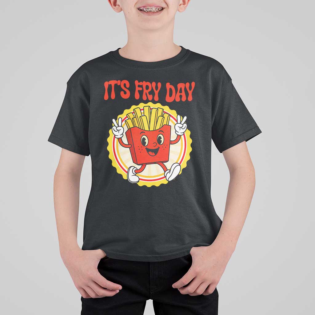 Funny French Fries Lover T Shirt For Kid It Is Fry Day - Wonder Print Shop