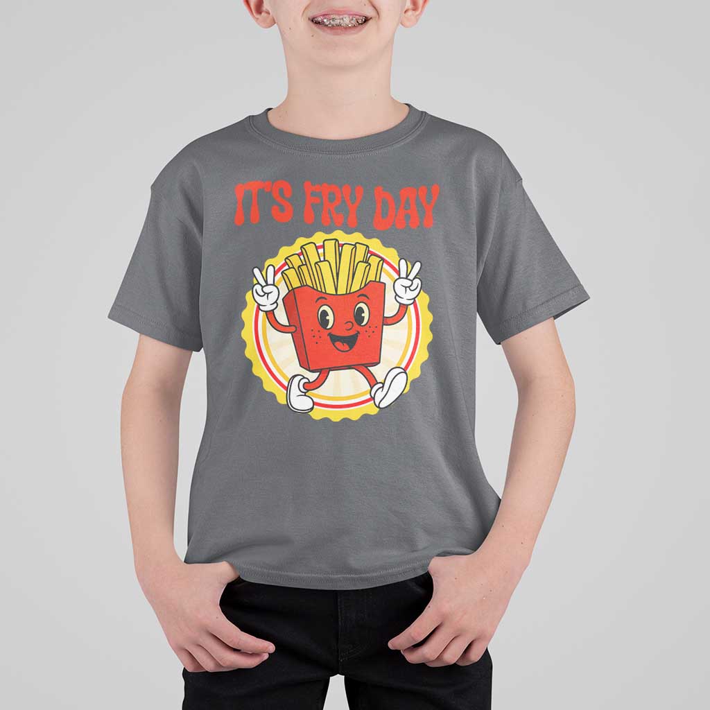 Funny French Fries Lover T Shirt For Kid It Is Fry Day - Wonder Print Shop