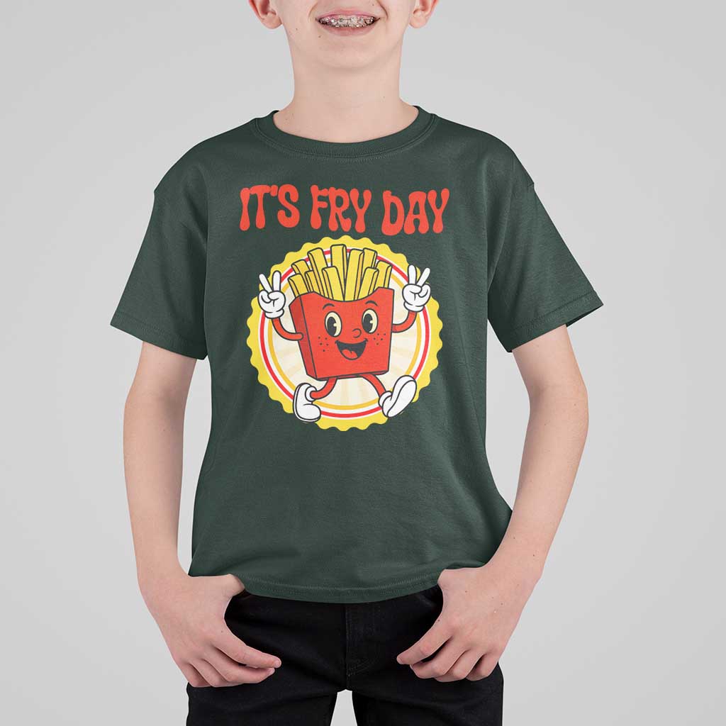 Funny French Fries Lover T Shirt For Kid It Is Fry Day - Wonder Print Shop