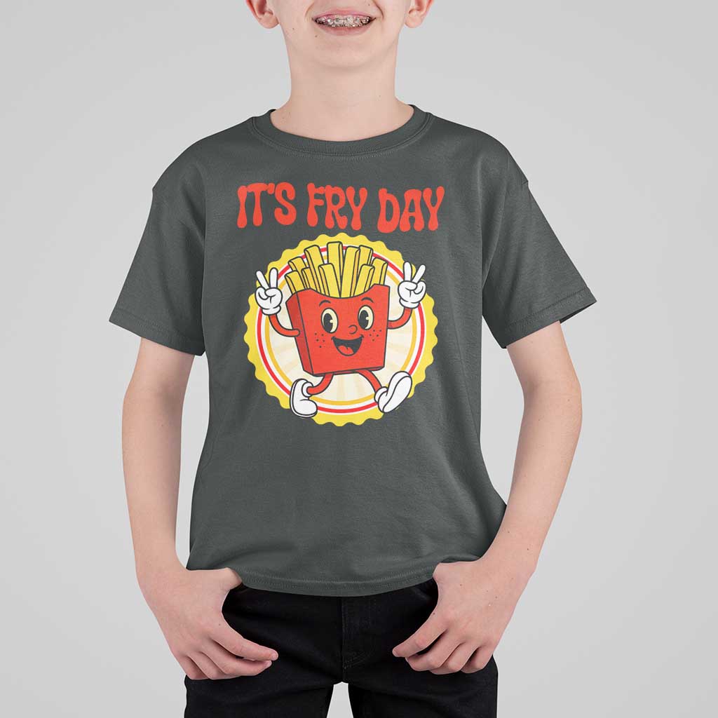 Funny French Fries Lover T Shirt For Kid It Is Fry Day - Wonder Print Shop