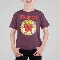 Funny French Fries Lover T Shirt For Kid It Is Fry Day - Wonder Print Shop