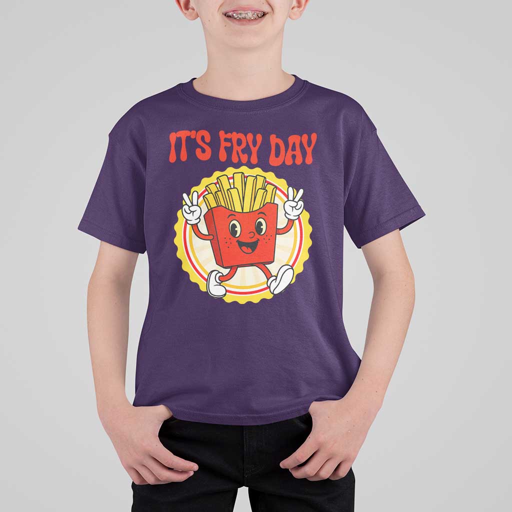 Funny French Fries Lover T Shirt For Kid It Is Fry Day - Wonder Print Shop