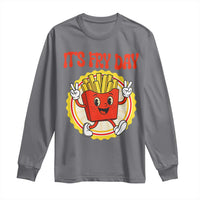 Funny French Fries Lover Long Sleeve Shirt It Is Fry Day - Wonder Print Shop