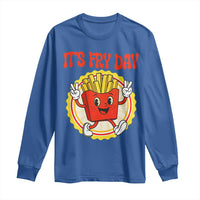 Funny French Fries Lover Long Sleeve Shirt It Is Fry Day - Wonder Print Shop