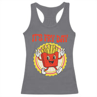 Funny French Fries Lover Racerback Tank Top It Is Fry Day - Wonder Print Shop