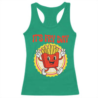 Funny French Fries Lover Racerback Tank Top It Is Fry Day - Wonder Print Shop