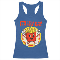 Funny French Fries Lover Racerback Tank Top It Is Fry Day - Wonder Print Shop
