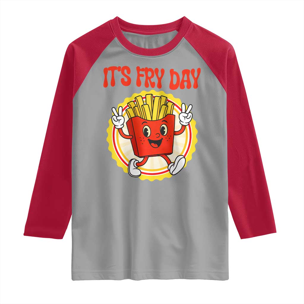 Funny French Fries Lover Raglan Shirt It Is Fry Day - Wonder Print Shop