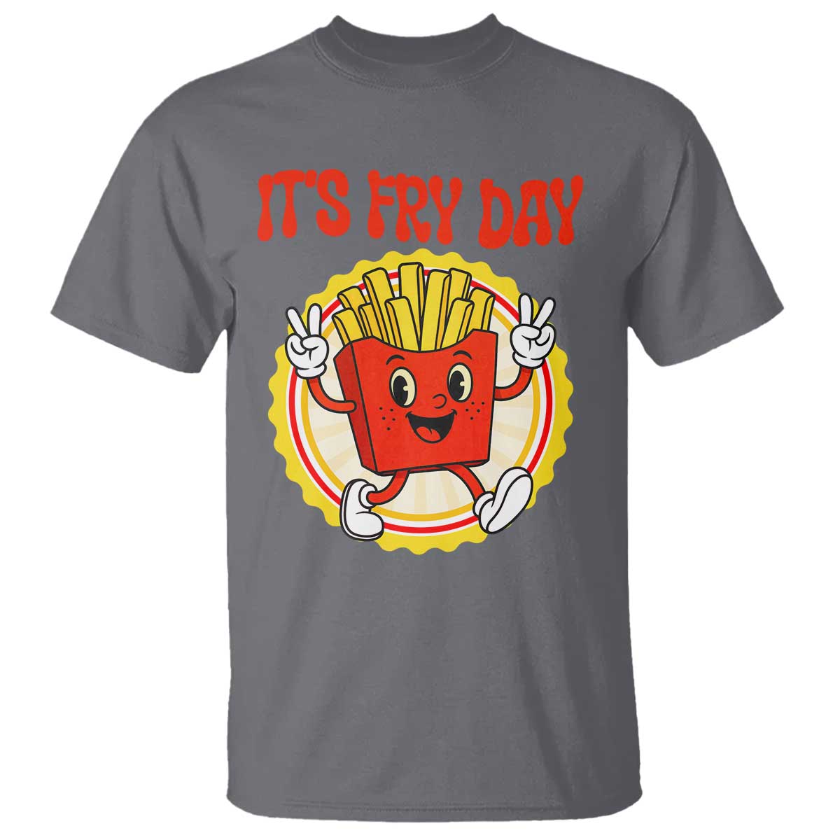 Funny French Fries Lover T Shirt It Is Fry Day - Wonder Print Shop