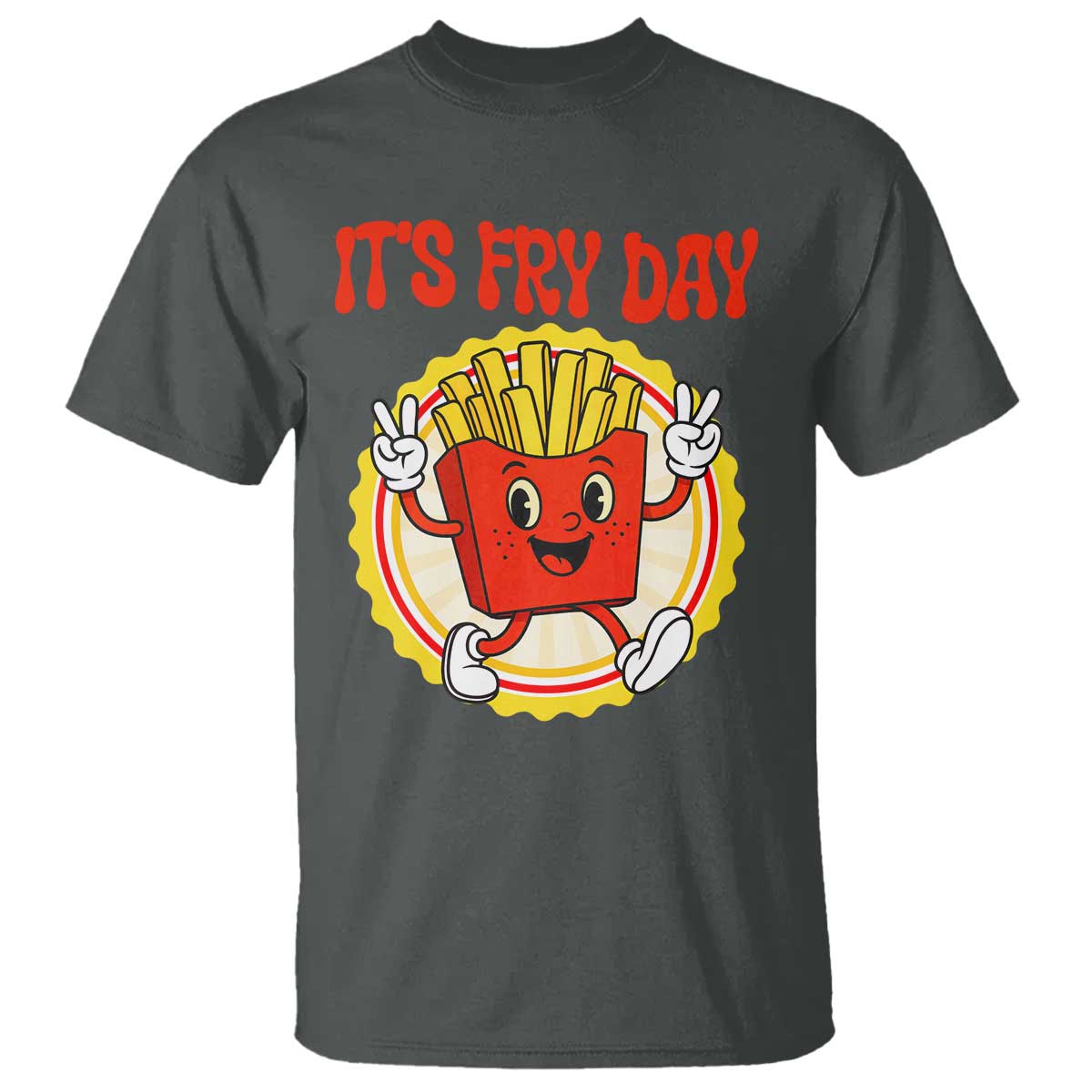 Funny French Fries Lover T Shirt It Is Fry Day - Wonder Print Shop