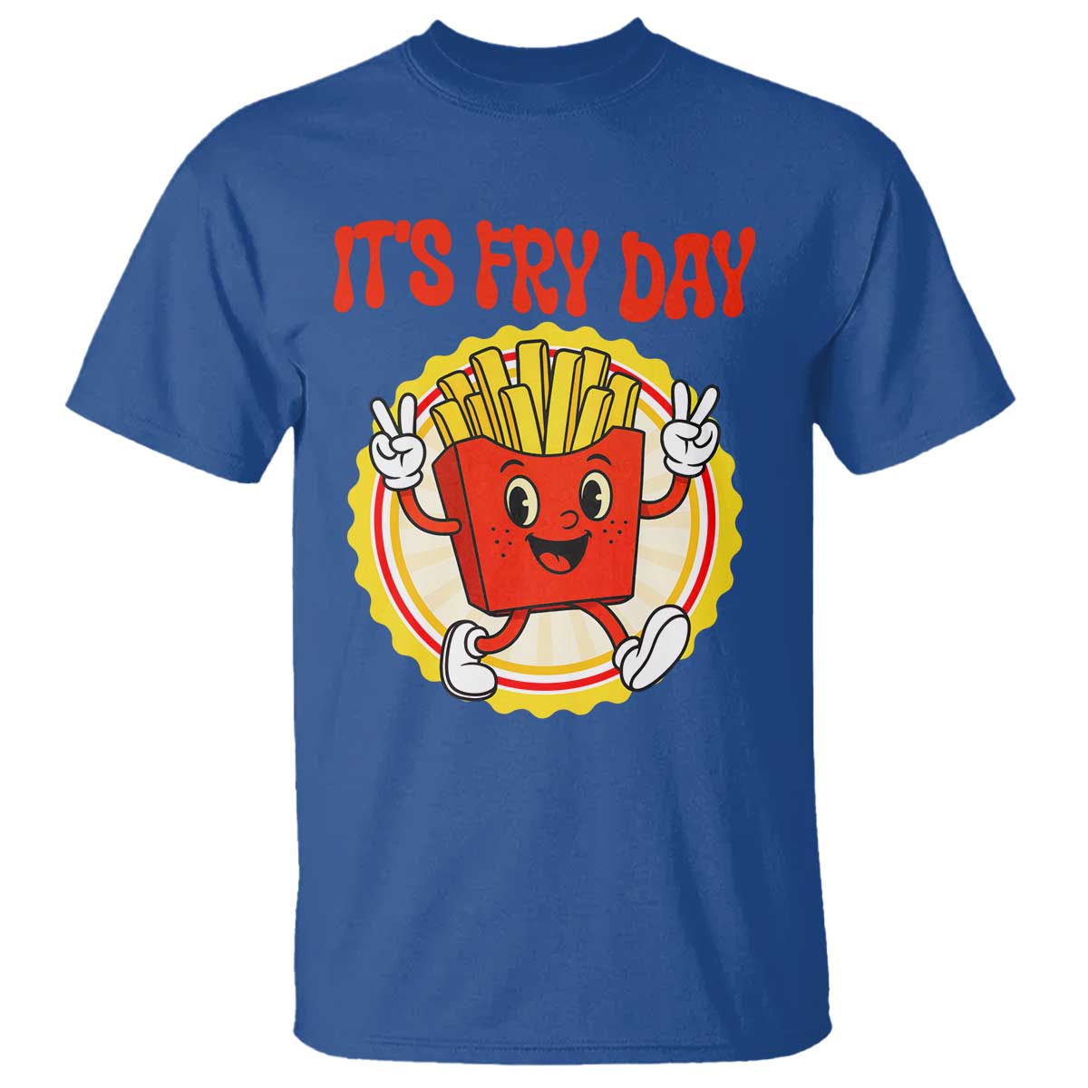 Funny French Fries Lover T Shirt It Is Fry Day - Wonder Print Shop