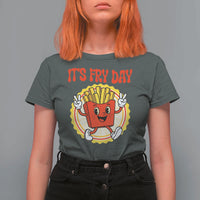 Funny French Fries Lover T Shirt For Women It Is Fry Day - Wonder Print Shop