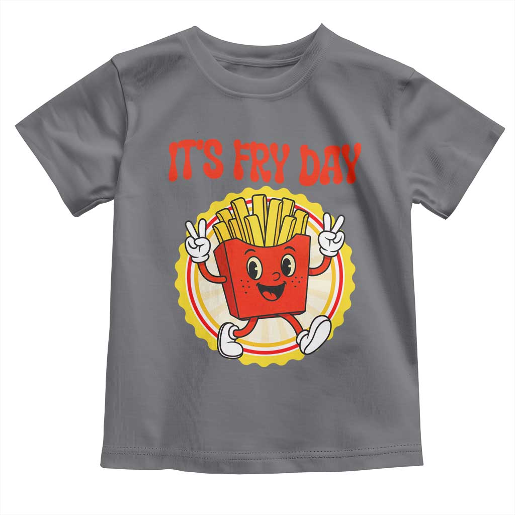 Funny French Fries Lover Toddler T Shirt It Is Fry Day - Wonder Print Shop