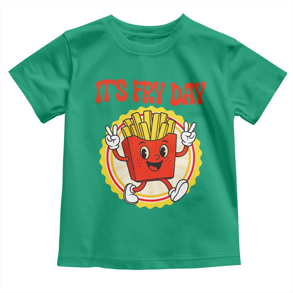 Funny French Fries Lover Toddler T Shirt It Is Fry Day - Wonder Print Shop