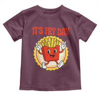 Funny French Fries Lover Toddler T Shirt It Is Fry Day - Wonder Print Shop