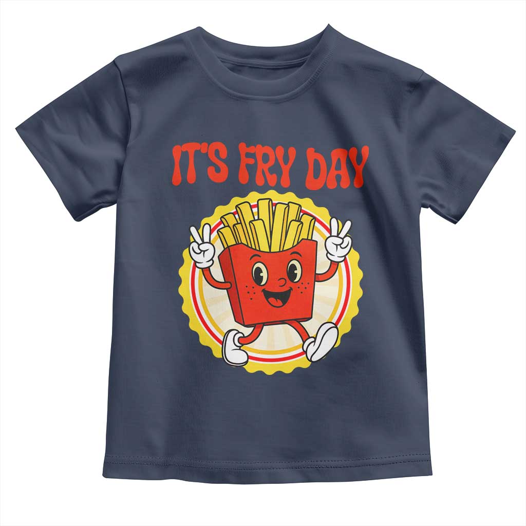 Funny French Fries Lover Toddler T Shirt It Is Fry Day - Wonder Print Shop