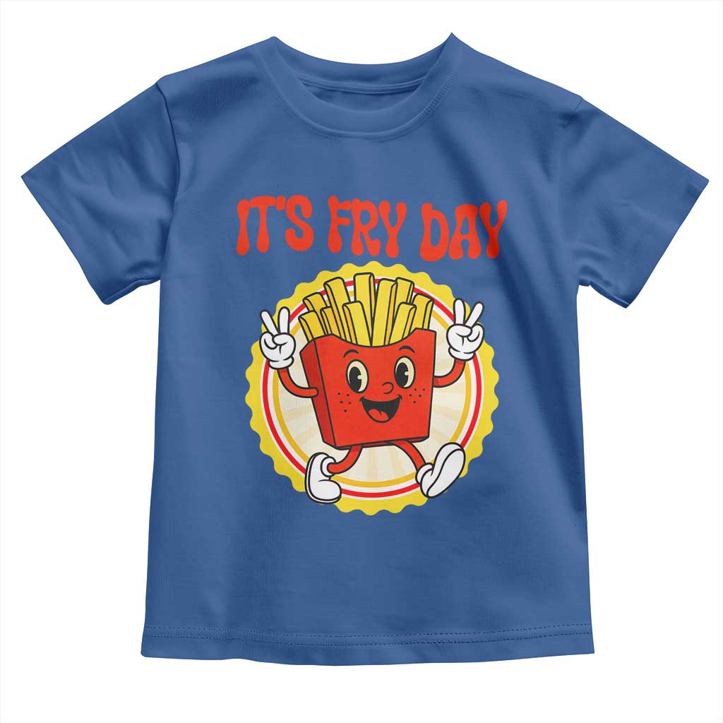 Funny French Fries Lover Toddler T Shirt It Is Fry Day - Wonder Print Shop