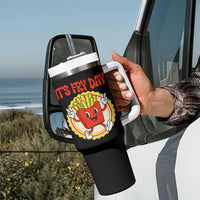 Funny French Fries Lover Tumbler With Handle It Is Fry Day